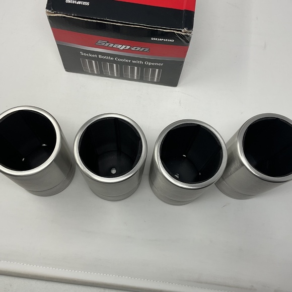 Snap-on Tools Socket Bottle Cooler Koozie With Opener Set - Picture 3 of 10